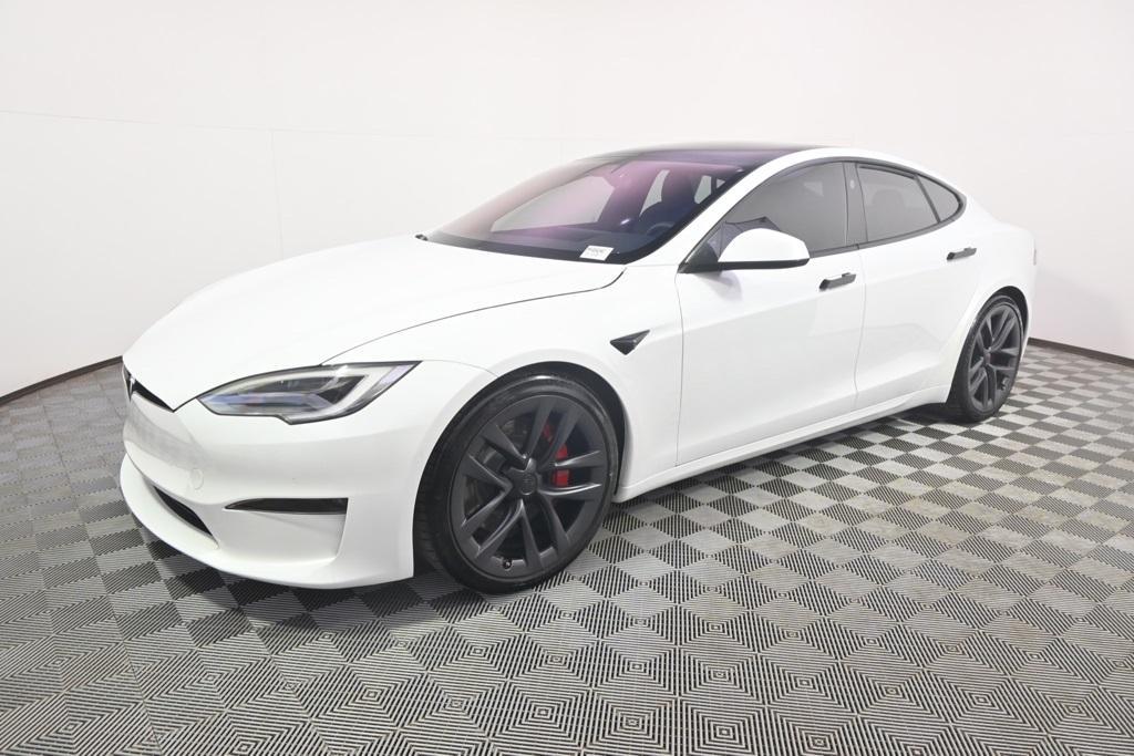 used 2021 Tesla Model S car, priced at $55,990