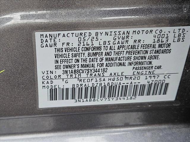 new 2025 Nissan Sentra car, priced at $21,749