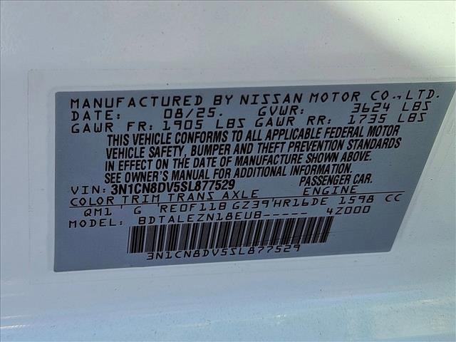 new 2025 Nissan Versa car, priced at $19,049