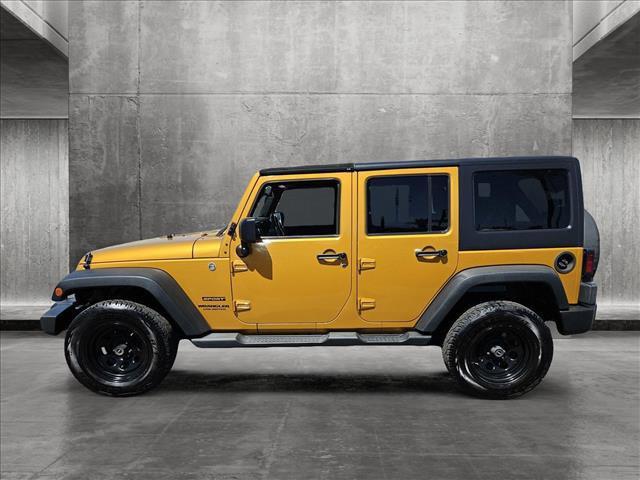 used 2014 Jeep Wrangler Unlimited car, priced at $19,455