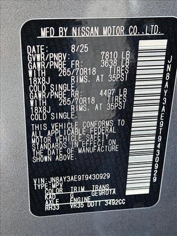 new 2026 Nissan Armada car, priced at $61,429