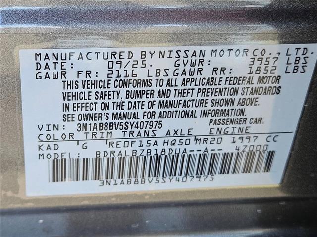 new 2025 Nissan Sentra car, priced at $19,897