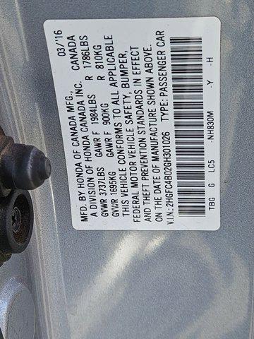 used 2016 Honda Civic car, priced at $11,991