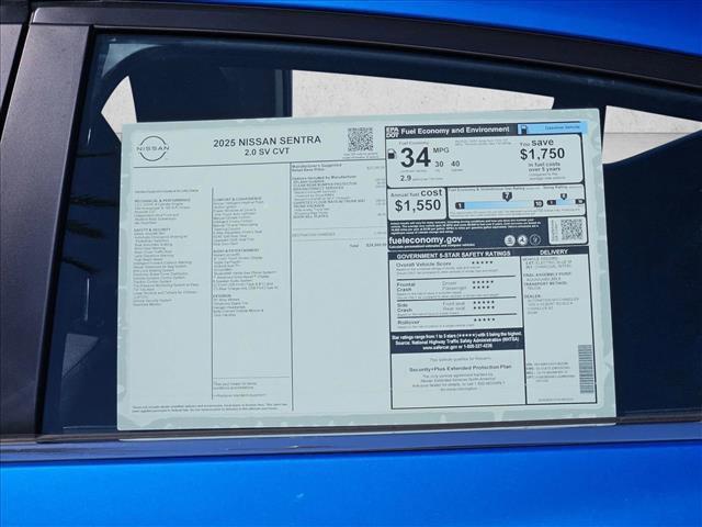 new 2025 Nissan Sentra car, priced at $23,500
