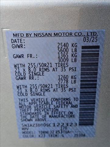 new 2025 Nissan Murano car, priced at $52,300