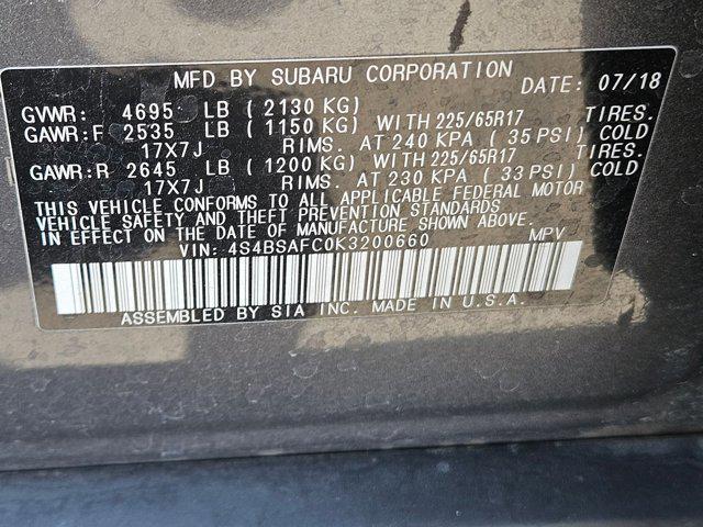 used 2019 Subaru Outback car, priced at $19,991