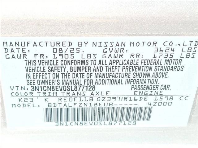 new 2025 Nissan Versa car, priced at $18,245