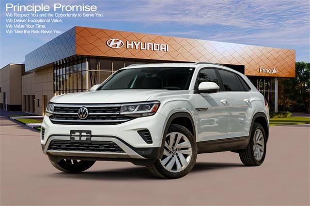 used 2021 Volkswagen Atlas Cross Sport car, priced at $23,240