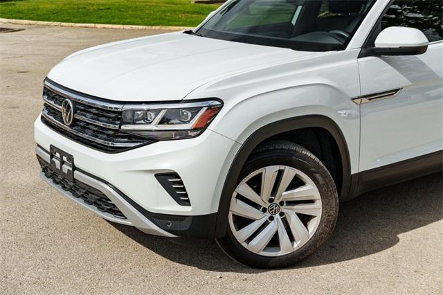 used 2021 Volkswagen Atlas Cross Sport car, priced at $23,240