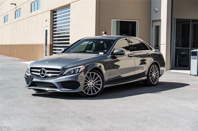 used 2017 Mercedes-Benz C-Class car, priced at $14,890