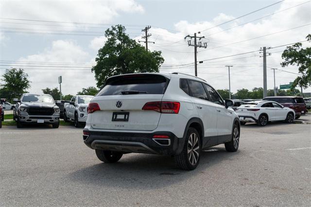 used 2023 Volkswagen Taos car, priced at $22,654