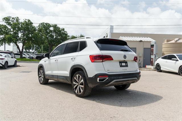 used 2023 Volkswagen Taos car, priced at $22,654