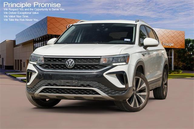 used 2023 Volkswagen Taos car, priced at $22,654