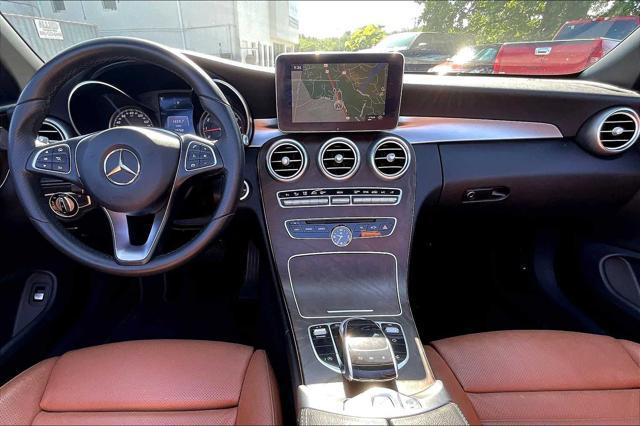 used 2017 Mercedes-Benz C-Class car, priced at $24,900