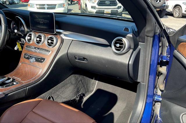 used 2017 Mercedes-Benz C-Class car, priced at $24,900