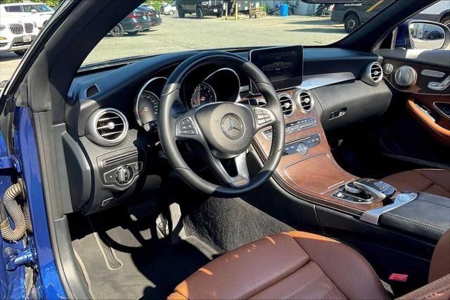 used 2017 Mercedes-Benz C-Class car, priced at $24,900