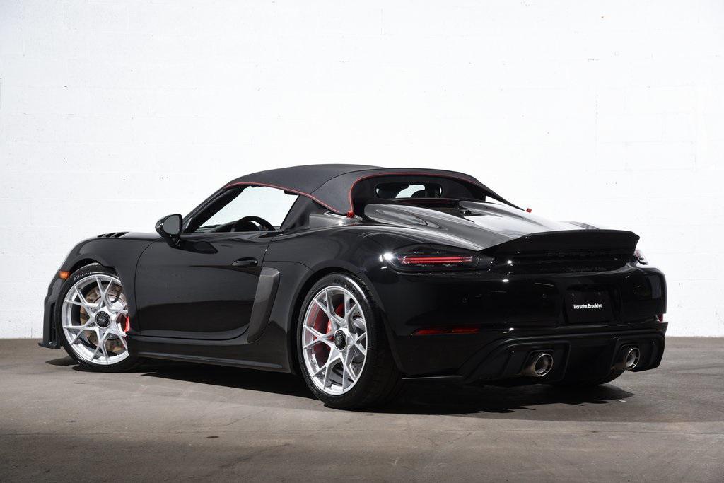 new 2025 Porsche 718 Spyder car, priced at $198,465