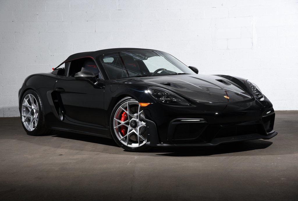 new 2025 Porsche 718 Spyder car, priced at $198,465