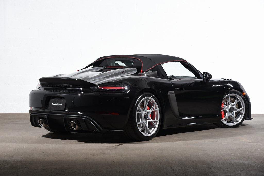 new 2025 Porsche 718 Spyder car, priced at $198,465