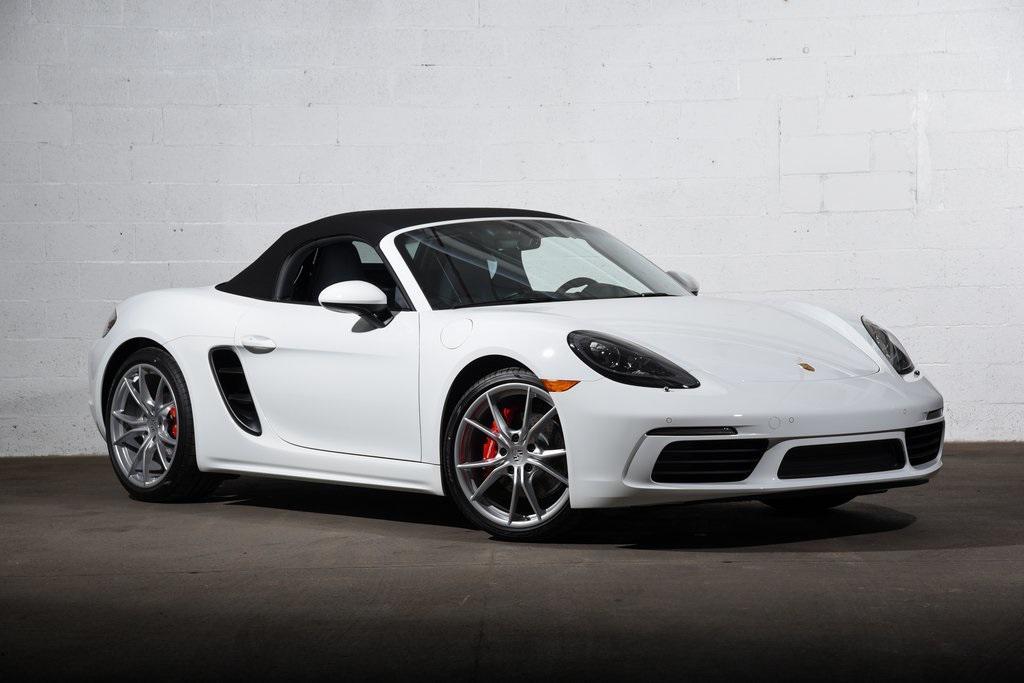 new 2025 Porsche 718 Boxster car, priced at $108,115