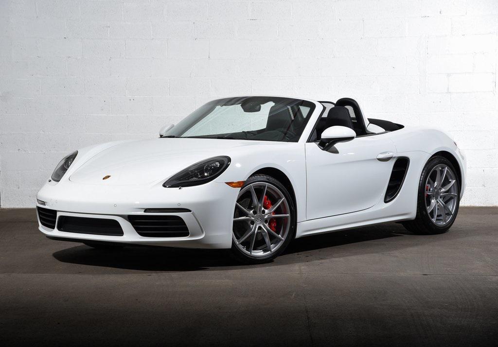 new 2025 Porsche 718 Boxster car, priced at $108,115