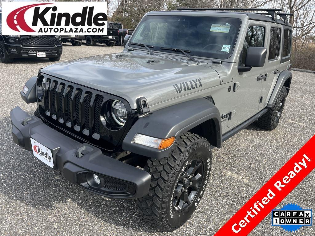 used 2021 Jeep Wrangler Unlimited car, priced at $32,399