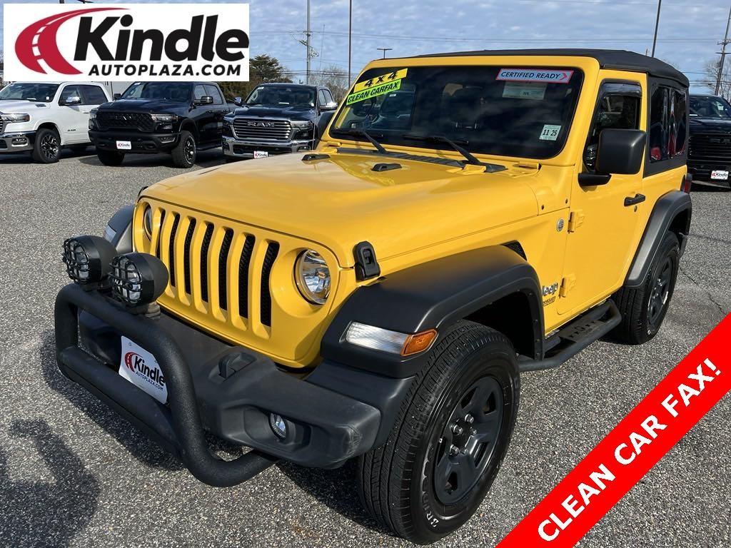 used 2021 Jeep Wrangler car, priced at $29,699