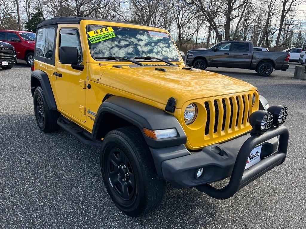 used 2021 Jeep Wrangler car, priced at $29,699