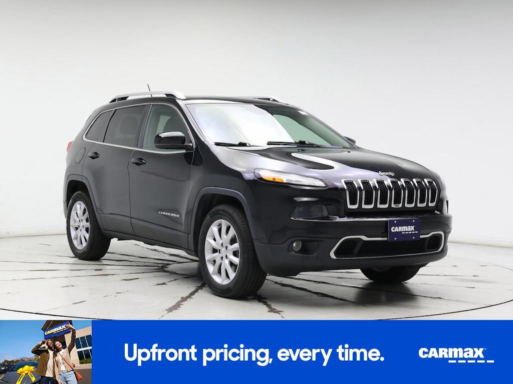 used 2015 Jeep Cherokee car, priced at $16,998