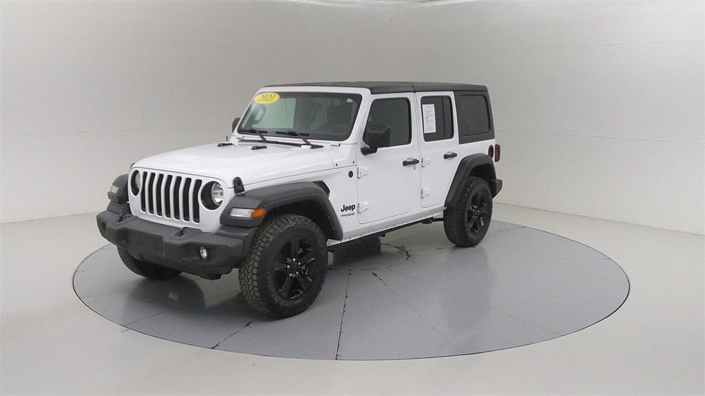 used 2021 Jeep Wrangler Unlimited car, priced at $29,858