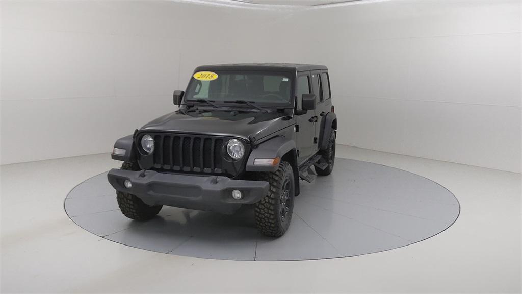 used 2018 Jeep Wrangler Unlimited car, priced at $24,545