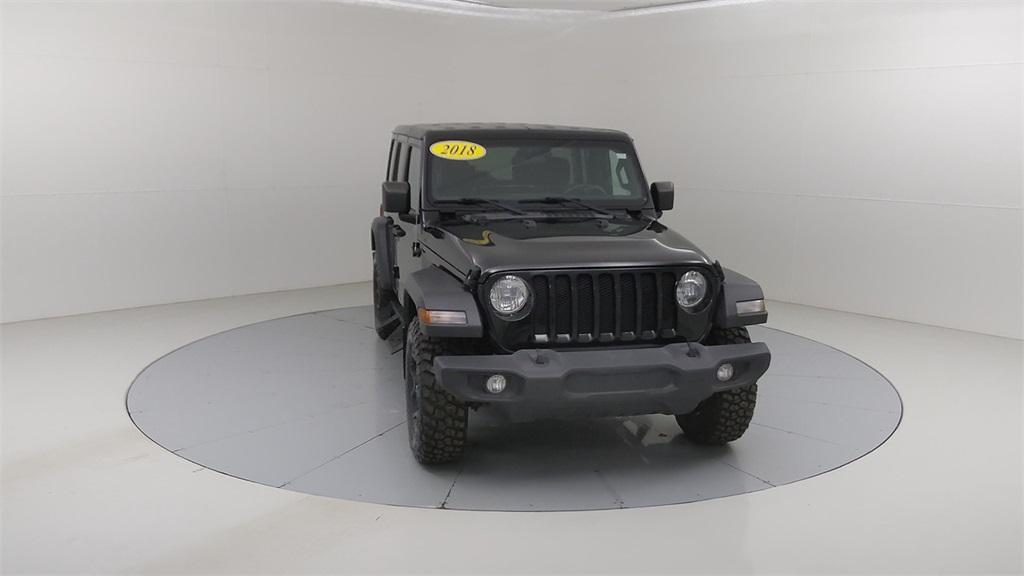 used 2018 Jeep Wrangler Unlimited car, priced at $24,545