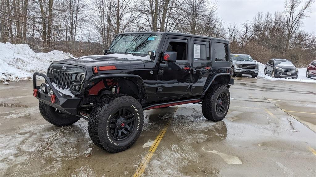 used 2014 Jeep Wrangler Unlimited car, priced at $15,265