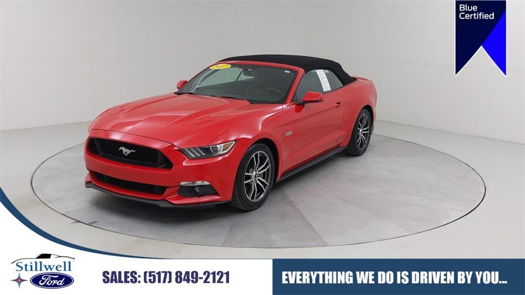 used 2017 Ford Mustang car, priced at $28,117