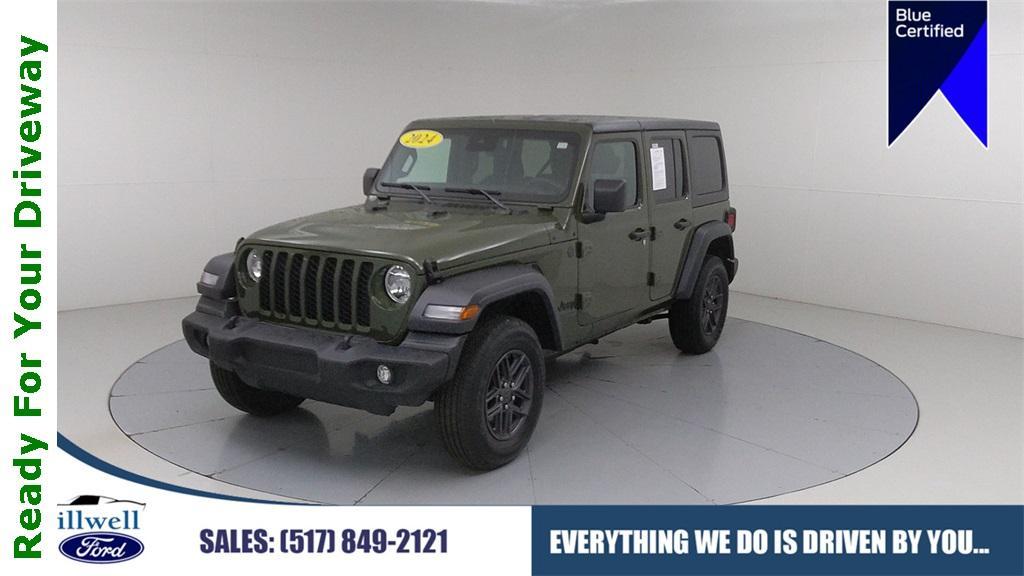 used 2024 Jeep Wrangler car, priced at $33,326