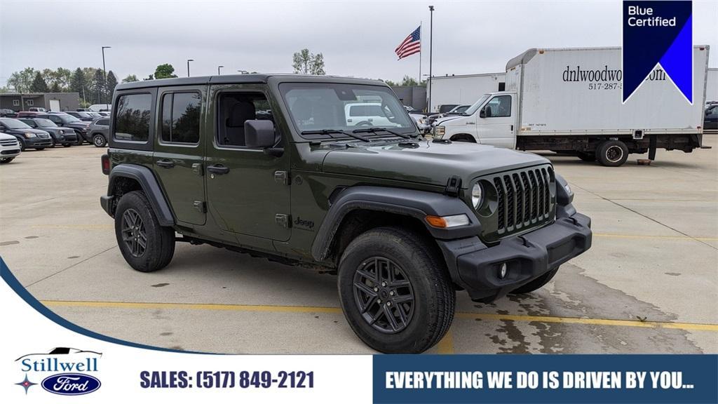 used 2024 Jeep Wrangler car, priced at $34,423