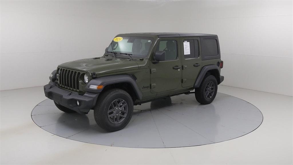 used 2024 Jeep Wrangler car, priced at $34,423