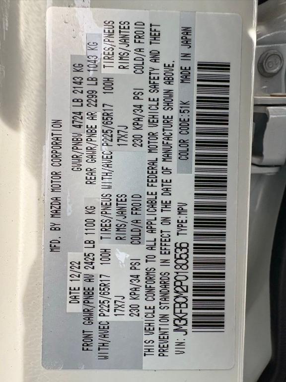 used 2023 Mazda CX-5 car, priced at $22,679