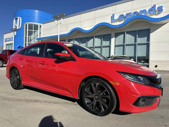 used 2020 Honda Civic car, priced at $21,500