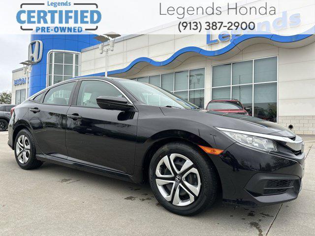 used 2016 Honda Civic car, priced at $17,500