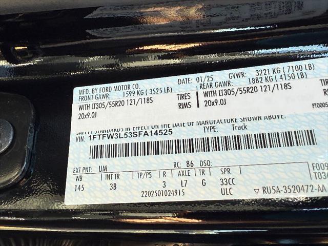new 2025 Ford F-150 car, priced at $99,420
