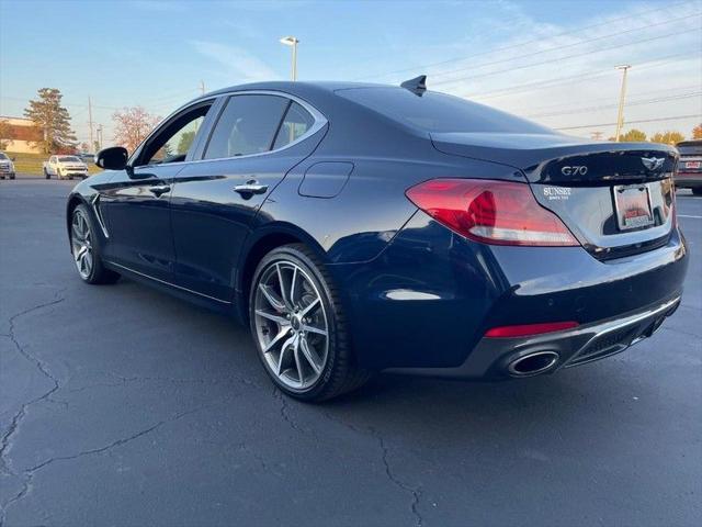 used 2021 Genesis G70 car, priced at $26,995