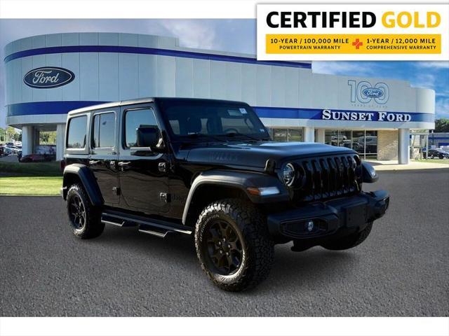 used 2022 Jeep Wrangler car, priced at $31,995