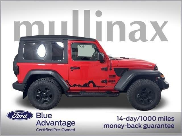 used 2021 Jeep Wrangler car, priced at $30,900