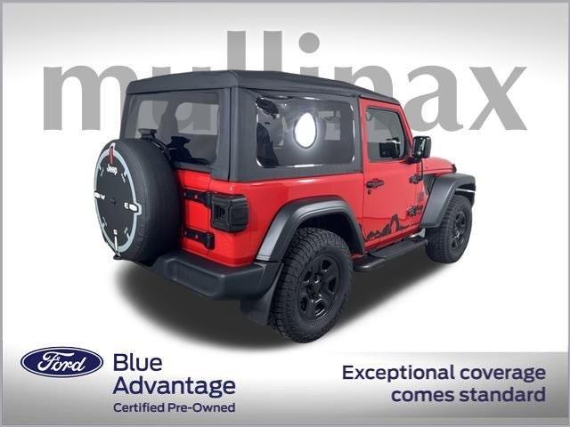 used 2021 Jeep Wrangler car, priced at $30,900