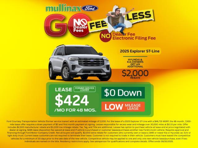 new 2025 Ford Explorer car, priced at $44,141