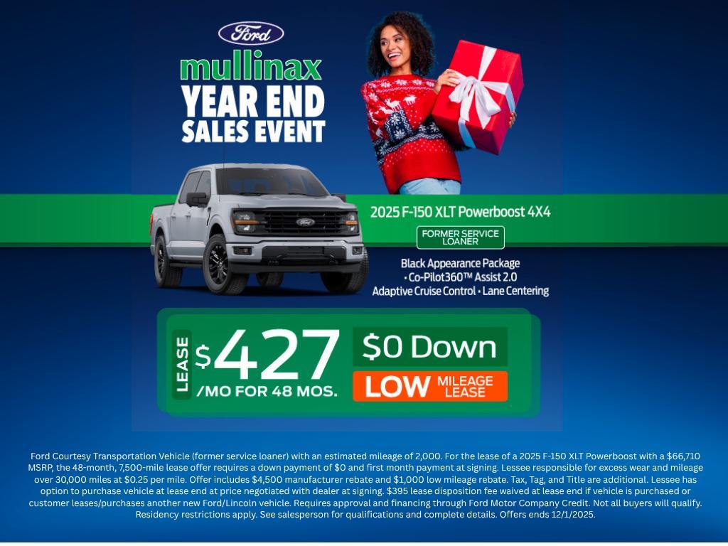 new 2025 Ford F-150 car, priced at $54,594