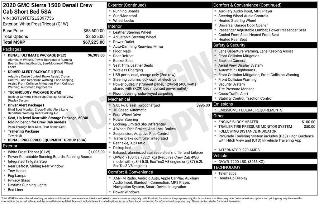 used 2020 GMC Sierra 1500 car, priced at $37,900