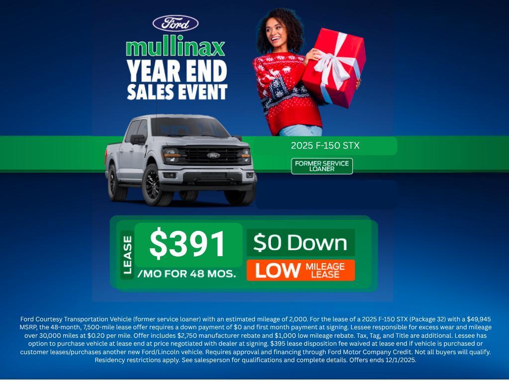 new 2025 Ford F-150 car, priced at $43,516