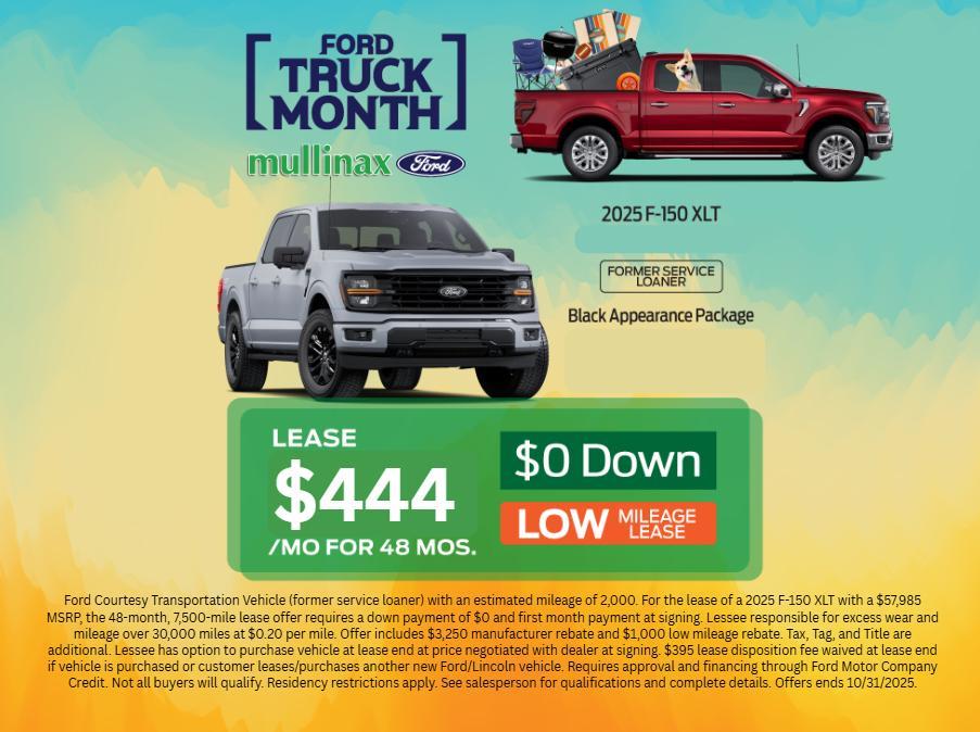 new 2025 Ford F-150 car, priced at $47,644